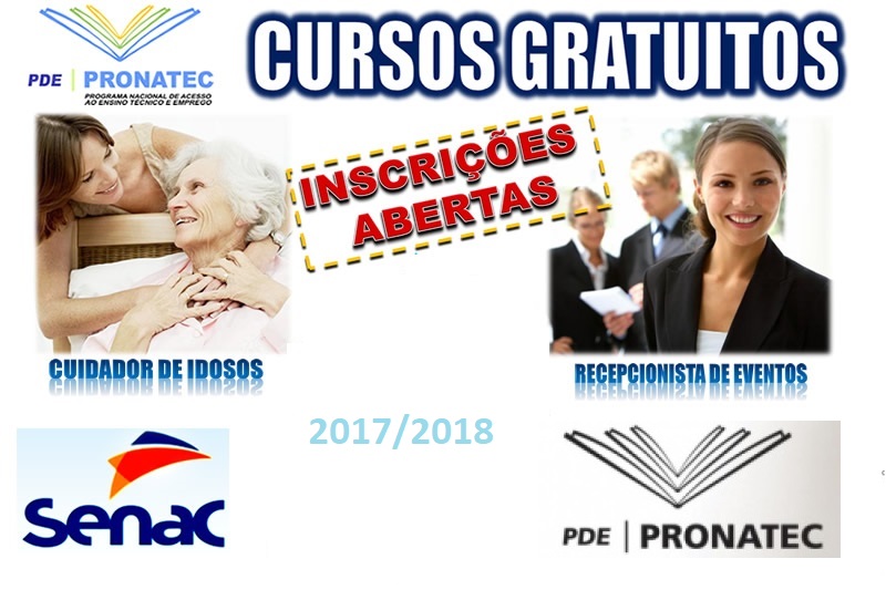 SENAC 2017 Cursos Gratuitos para outubro e novembro: Inscreva-se!