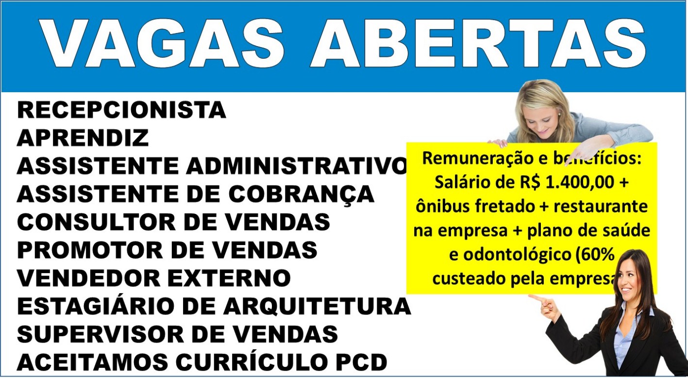 Empresas reúnem mais de 300 vagas de trabalho em vários estados